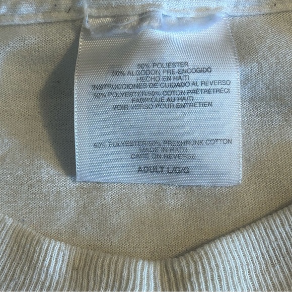 y2k New York City The Big Apple Tee Shirt World Trade Center White Vintage Large - Picture 7 of 7